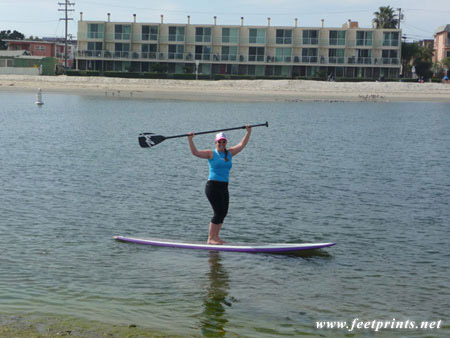 Poni's first paddle